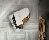 24 X 48 Prexious Pearl Attraction Glossy Marble Look Porcelain Tile