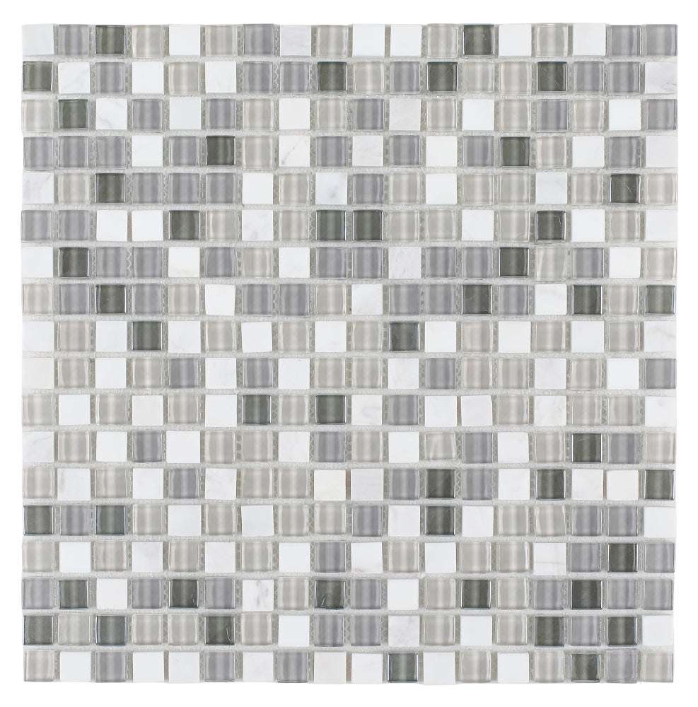 Sample of Prime Sea Mini Square Mosaic Wall Tile-Sample-American Tile Depot