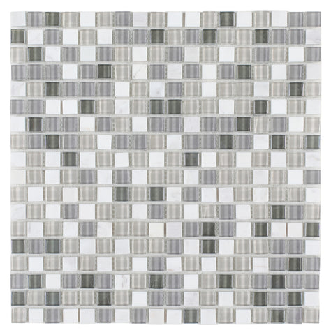 Sample of Prime Sea Mini Square Mosaic Wall Tile-Sample-American Tile Depot