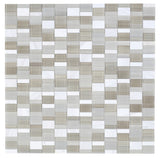 Prime Sea Salt Multi-Sized Rectangular Mosaic Wall Tile