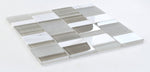 Sample of Prime Sea Salt Multi-Sized Rectangular Mosaic Wall Tile-Sample-American Tile Depot