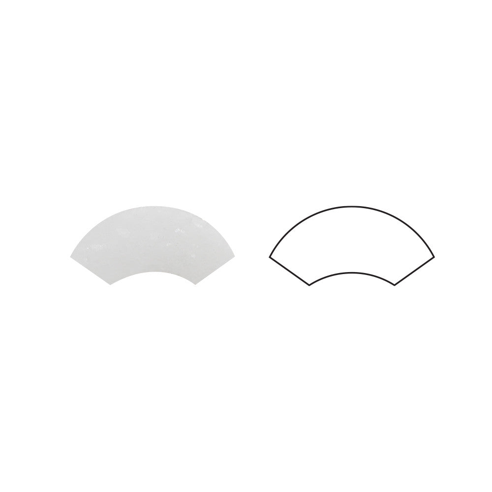 Thassos White Marble Polished Quarter - Round Trim Molding