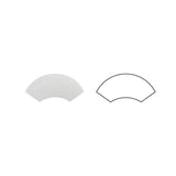 Thassos White Marble Polished Quarter - Round Trim Molding