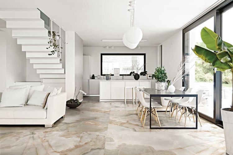 24 X 48 Reves Noisette Matte Onyx Look Porcelain Tile-PORCELAIN-Large Format-American Tile Depot