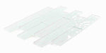 Ripple White Glossy Linear Glass Mosaic Tile-Glass Mosaic-American Tile Depot