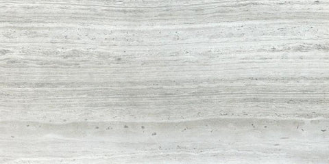 12 X 24 River White Lappato Semi-Polished Travertine Look Porcelain Tile