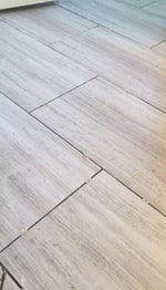 12 X 24 River White Lappato Semi-Polished Travertine Look Porcelain Tile-PORCELAIN-Large Format-American Tile Depot