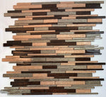 Rosato Random Strip Mix Glass Mosaic Tile-Glass Mosaic-American Tile Depot