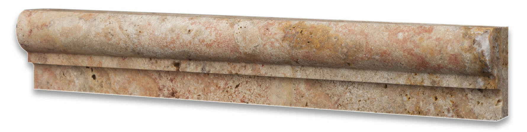 Scabos Travertine Honed OG-1 Chair Rail Molding Trim-Travertine Molding/Trim-American Tile Depot