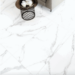 12 X 24 Calacatta Bronze Satin Matte Marble Look Porcelain Tile