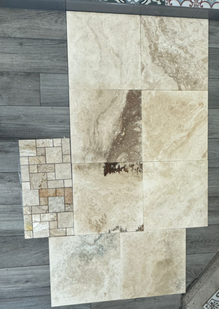 18 X 18 Valencia Travertine Filled & Honed Field Tile-Travertine Tile - Large Formate-American Tile Depot