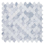 Seashell Loft Scale Glass Mosaic Tile-Glass Mosaic-American Tile Depot