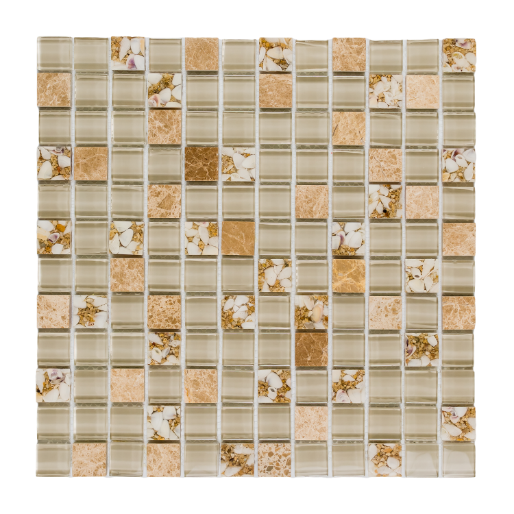 Selene Deity Square Mosaic Wall Tile-Mixed Mosaic-American Tile Depot