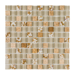 Selene Deity Square Mosaic Wall Tile-Mixed Mosaic-American Tile Depot