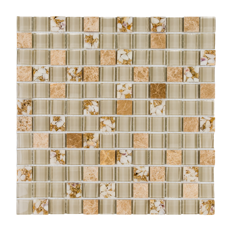 Selene Deity Square Mosaic Wall Tile-Mixed Mosaic-American Tile Depot