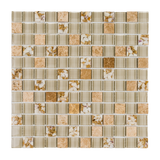 Selene Deity Square Mosaic Wall Tile-Mixed Mosaic-American Tile Depot