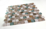 Selene Summer Square Mosaic Wall Tile