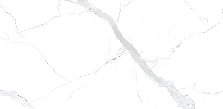 24 X 48 Statuario Satin Matte Marble Look Porcelain Tile-Porcelain Tile Large Formate-American Tile Depot