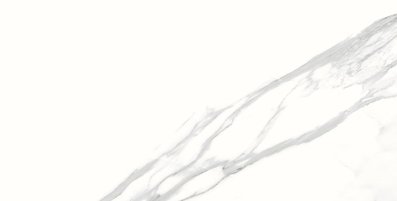 Sample of 12 X 24 Statuario Spider Polished Marble Look Porcelain Tile-Sample-American Tile Depot