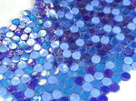 Summer Ocean Penny Circular Glass Mosaic Tile-Glass Mosaic-American Tile Depot