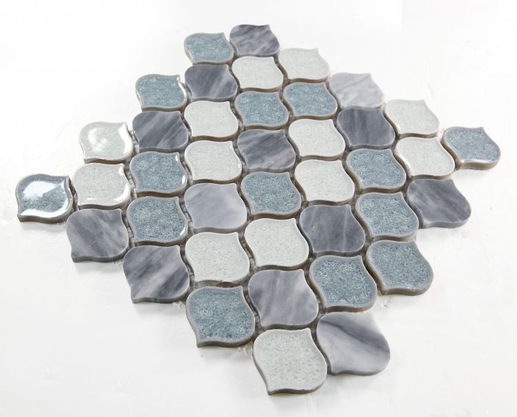 Oasis Beach Arabesque Mosaic Wall Tile-Mixed Mosaic-American Tile Depot