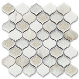 Oasis Calacatta Arabesque Mosaic Wall Tile