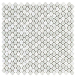 Oasis Carrara Arabesque Mosaic Wall Tile-Mixed Mosaic-American Tile Depot