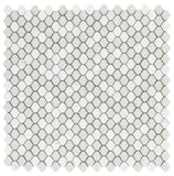 Oasis Carrara Arabesque Mosaic Wall Tile