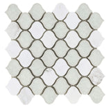 Oasis Carrara Arabesque Mosaic Wall Tile