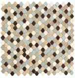 Oasis Earth Arabesque Mosaic Wall Tile