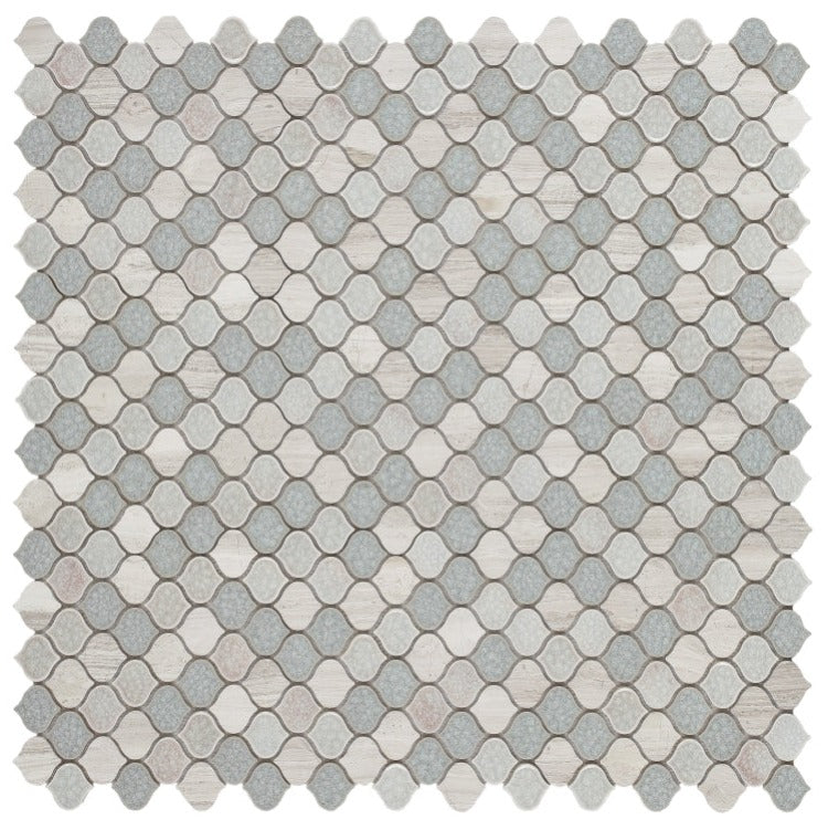 Oasis Flare Arabesque Mosaic Wall Tile-Mixed Mosaic-American Tile Depot