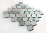 Oasis Swiss Blue Arabesque Mosaic Wall Tile-Mixed Mosaic-American Tile Depot