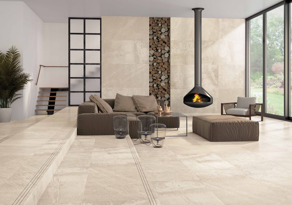 24 X 48 Sunstone Sand Lappato Stone Look Polished Porcelain Tile-PORCELAIN-Large Format-American Tile Depot