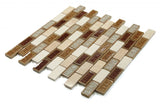 Garnet Brick Swiss Wine Mosaic Wall Tile