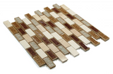 Garnet Brick Swiss Wine Mosaic Wall Tile