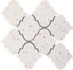 Terrazzo Gold Marble Polished 4" Morocco Mosaic Tile-Marble Mosaic-American Tile Depot