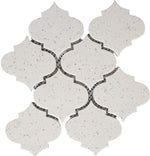 Terrazzo Silver Marble Polished 4" Morocco Mosaic Tile-Marble Mosaic-American Tile Depot