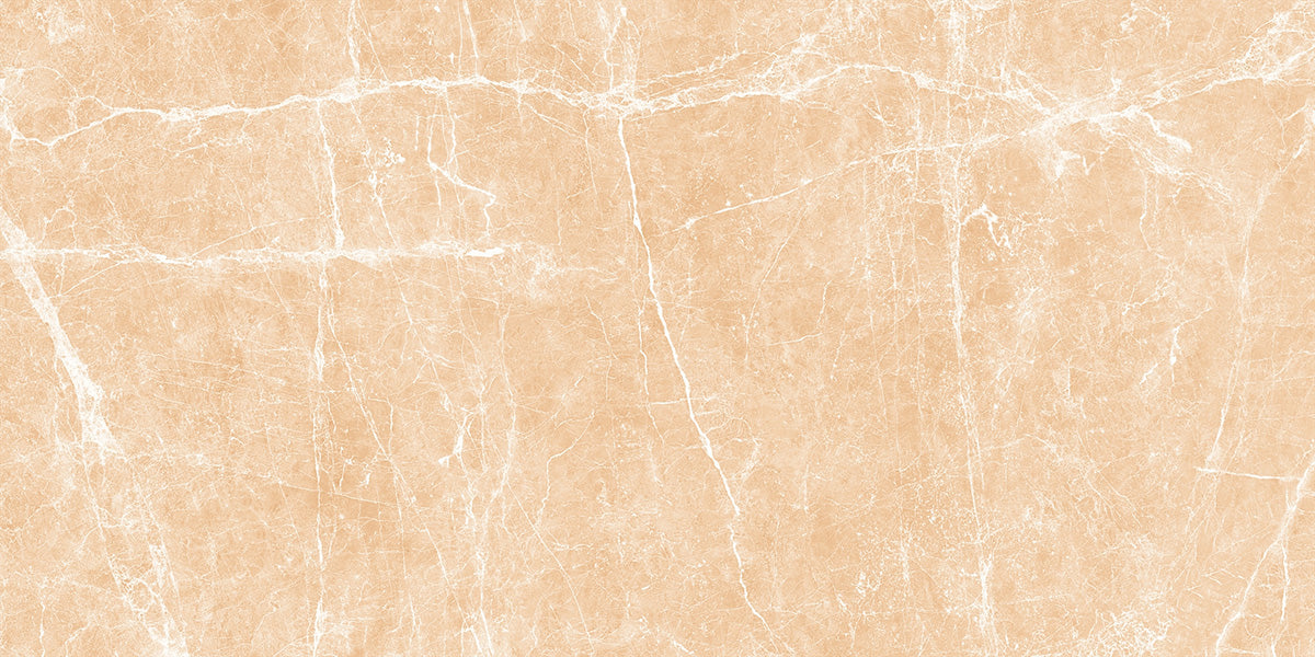 24 X 48 Terre Beige Polished Marble Look Porcelain Tile-Porcelain Tile Large Formate-American Tile Depot