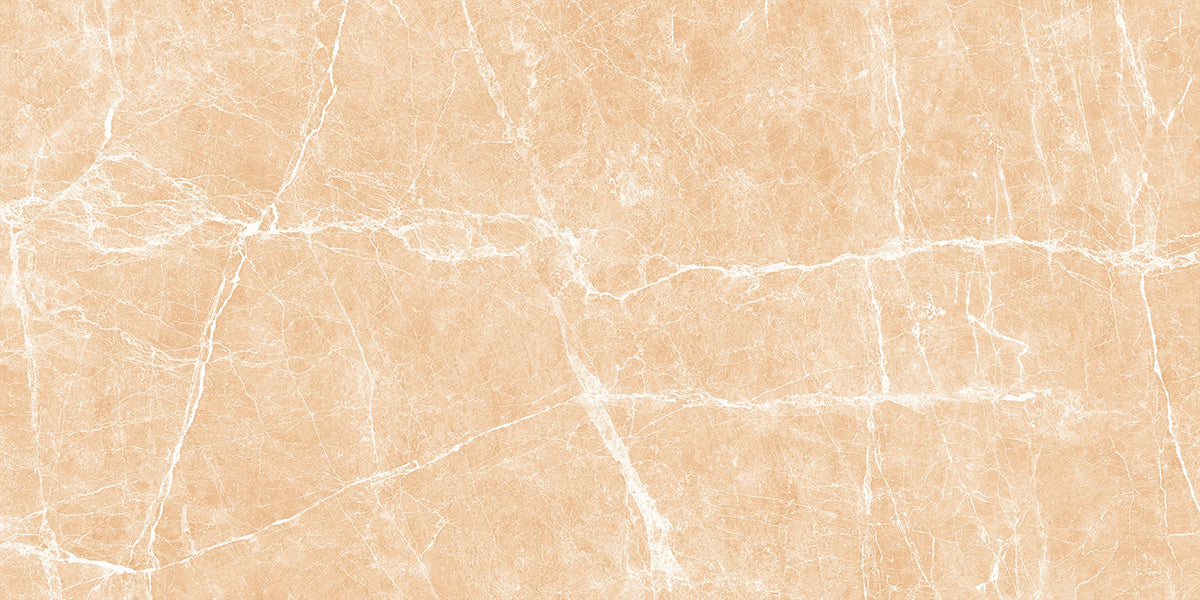 24 X 48 Terre Beige Polished Marble Look Porcelain Tile-Porcelain Tile Large Formate-American Tile Depot