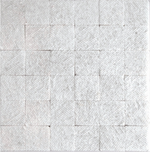 Precious Stone Textured Thassos Square Marble Mosaic Tile-Marble Mosaic-American Tile Depot