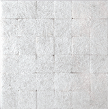 Precious Stone Textured Thassos Square Marble Mosaic Tile-Marble Mosaic-American Tile Depot