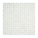 Thassos White Marble Honed 3D Small Bread Mosaic Tile-Marble Mosaic-American Tile Depot