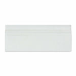 Thassos White Marble Honed Baseboard Trim Molding-Marble Molding/Trim-American Tile Depot