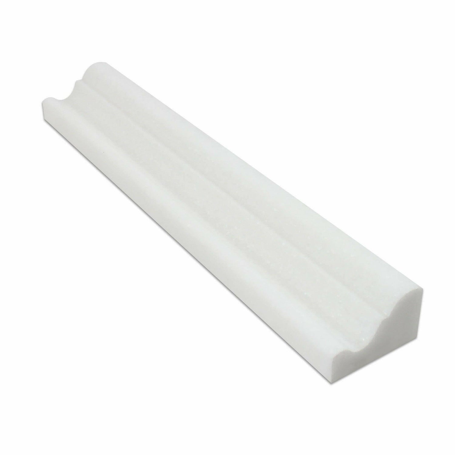 Thassos White Marble Honed Crown - Mercer Molding Trim-Marble Molding/Trim-American Tile Depot