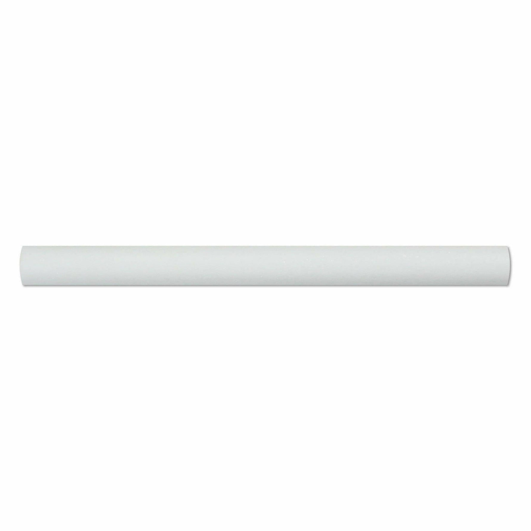 Thassos White Marble Honed Quarter - Round Trim Molding-Marble Molding/Trim-American Tile Depot