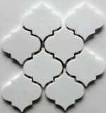 Thassos White Marble Polished 4" Morocco Mosaic Tile-Marble Mosaic-American Tile Depot