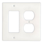 Thassos White Marble Rocker Duplex Switch Wall Plate / Switch Plate / Cover - Polished-Marble Wall/Switch Plate-American Tile Depot