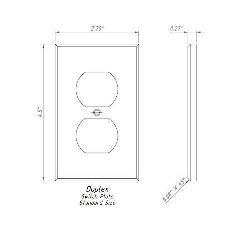 Thassos White Marble Single Duplex Switch Wall Plate / Switch Plate / Cover - Honed-Marble Wall/Switch Plate-American Tile Depot