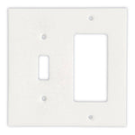 Thassos White Marble Toggle Rocker Switch Wall Plate / Switch Plate / Cover - Honed-Marble Wall/Switch Plate-American Tile Depot