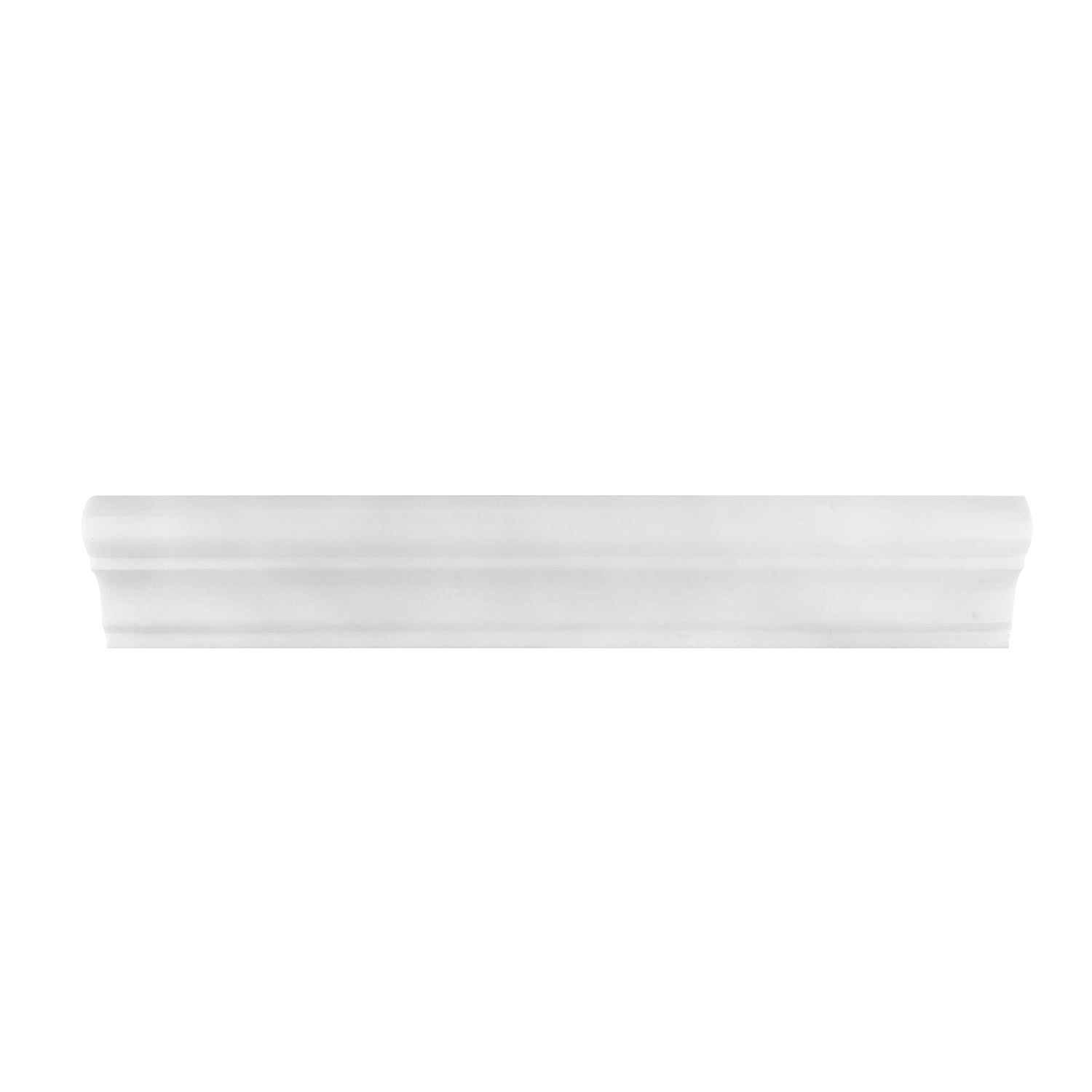 Thassos White Marble Honed F-5 Chair Rail / Crown Molding Trim